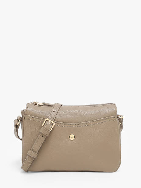 Sac BandouliÃ¨re Luna Cuir Hexagona Marron luna 6820086