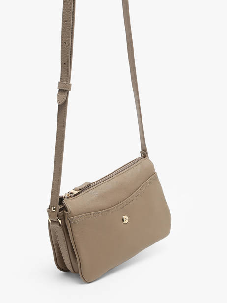 Sac BandouliÃ¨re Luna Cuir Hexagona Marron luna 6820086 vue secondaire 2