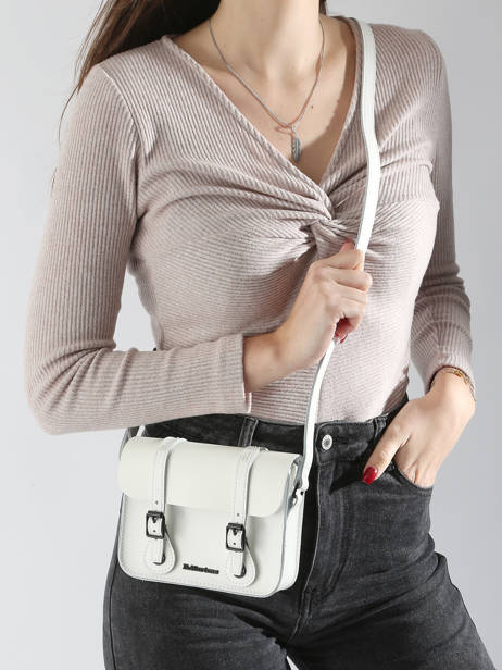 Sac BandouliÃ¨re Kiev Cuir Dr martens Blanc kiev AC917122 vue secondaire 1