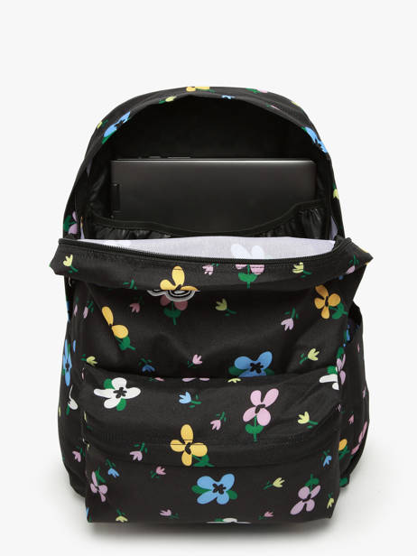 Sac Ã  Dos 1 Compartiment Vans Noir backpack VN000H4Y vue secondaire 2