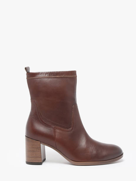 Bottines Ã  Talon En Cuir Gabor Marron women 55
