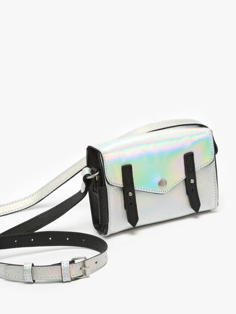 Sac BandouliÃ¨re Le Mini Indispensable Givre Paul marius Argent givre MINIGIV vue secondaire 2