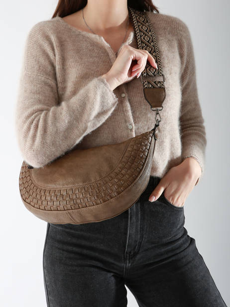 Sac Bandoulière Winter Tresse Miniprix Beige winter tresse 6003 vue secondaire 1