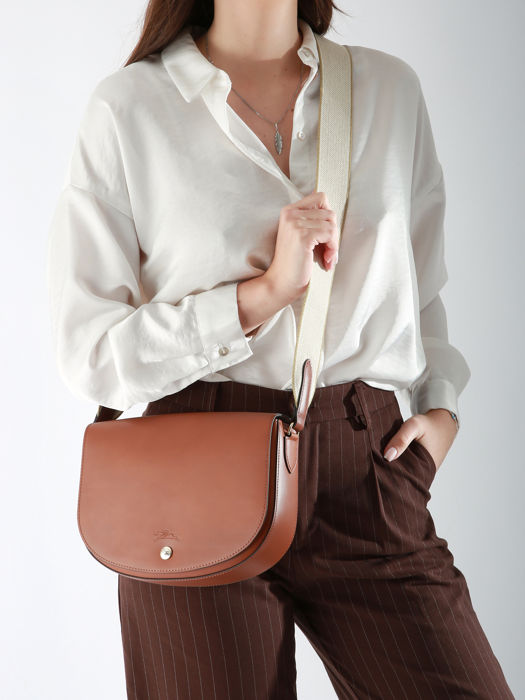 Longchamp Epure timeless Sacs portÃ© travers Marron