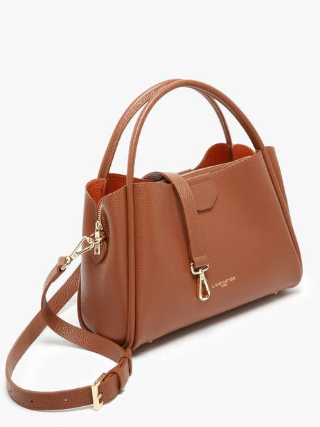 Sac Ã  Main Ida Double Cuir Lancaster Marron ida double 84 vue secondaire 2
