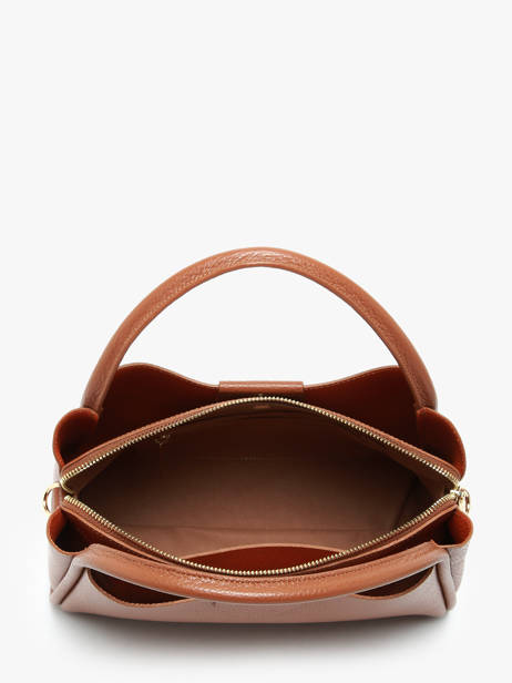 Sac Ã  Main Ida Double Cuir Lancaster Marron ida double 84 vue secondaire 3