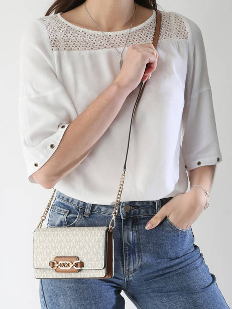 Sac BandouliÃ¨re Heather Michael kors Beige heather F2G7HC1B vue secondaire 1