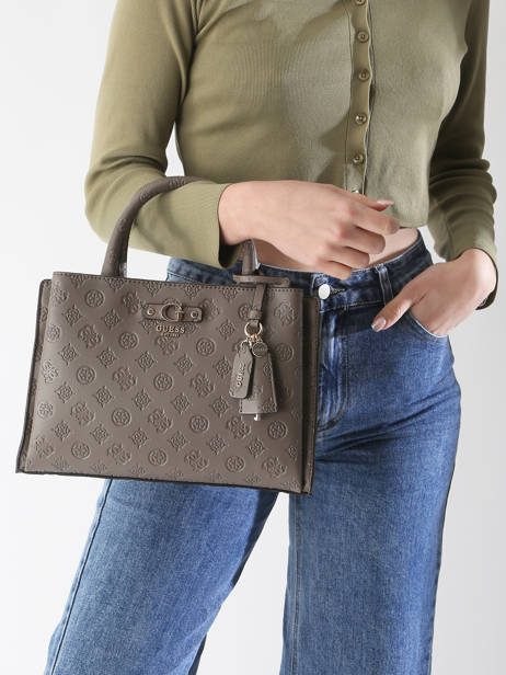 Sac Ã  Main Gerty Polyurethane Guess Marron gerty PD952906 vue secondaire 1