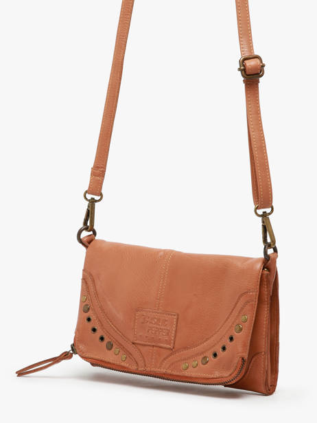 Sac BandouliÃ¨re Glam Eyelet Cuir Basilic pepper Marron glam eyelet BGLE43 vue secondaire 2