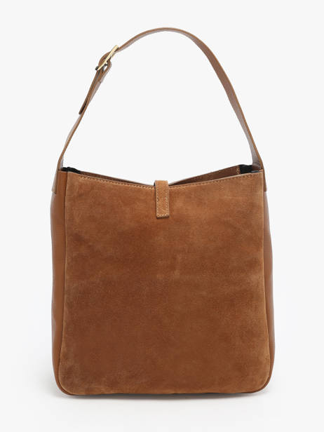 Sac PortÃ© Ã©paule Velvet Caviar Cuir Milano Marron velvet caviar VC24118 vue secondaire 4