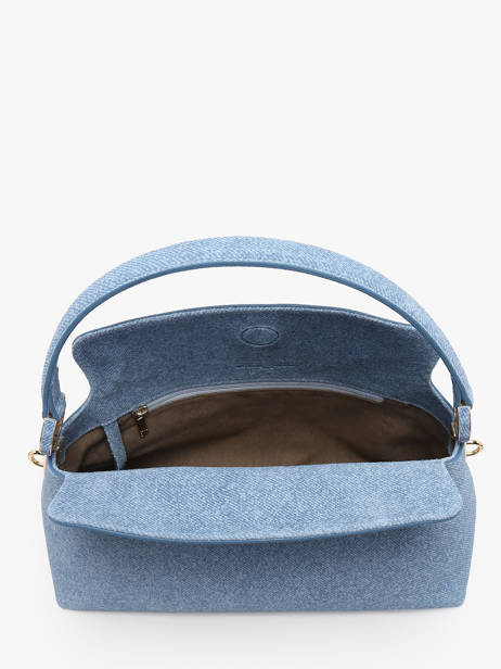 Sac PortÃ© Ã©paule Denim Nathan baume Bleu denim 4D vue secondaire 3