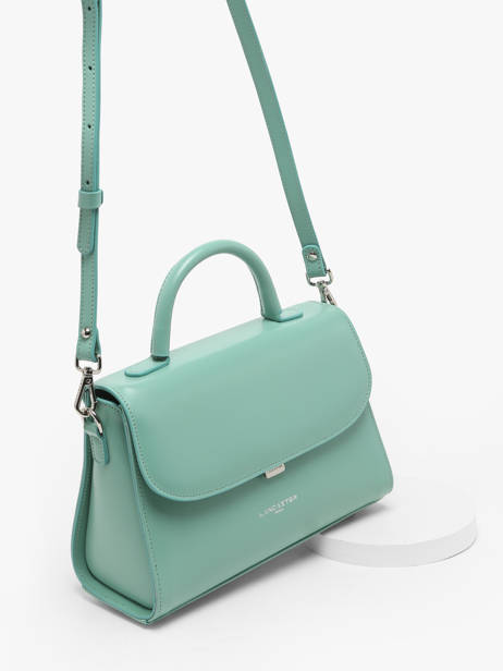 Sac Bandoulière M Suave Cuir Lancaster Vert suave even 17 vue secondaire 2