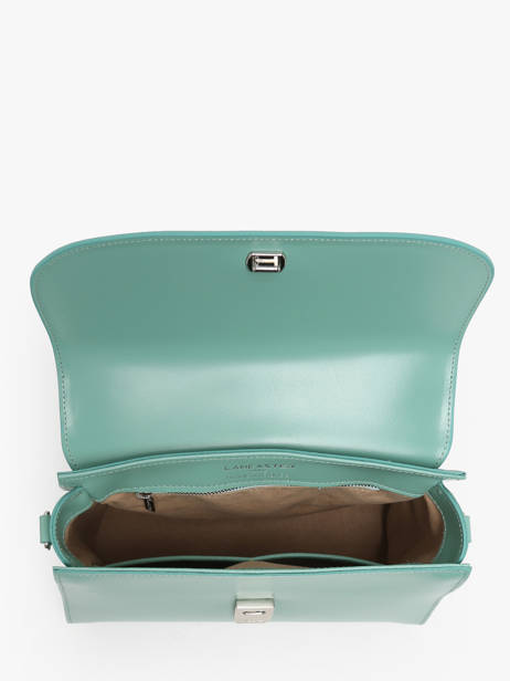 Sac Bandoulière M Suave Cuir Lancaster Vert suave even 17 vue secondaire 3