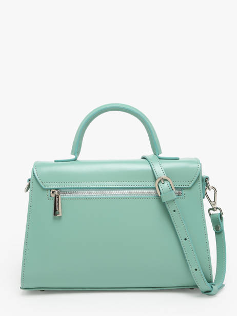 Sac Bandoulière M Suave Cuir Lancaster Vert suave even 17 vue secondaire 4