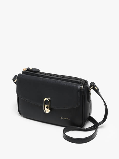 Sac BandouliÃ¨re Cali Hexagona Noir cali 2520127 vue secondaire 2