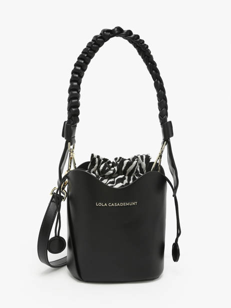 Sac BandouliÃ¨re Tresse Lola casademunt Noir tresse 15