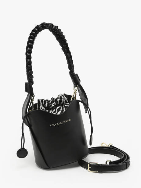 Sac BandouliÃ¨re Tresse Lola casademunt Noir tresse 15 vue secondaire 2