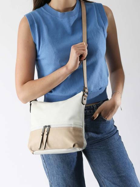Sac BandouliÃ¨re Gracieuse Hexagona Blanc gracieuse 315314 vue secondaire 1