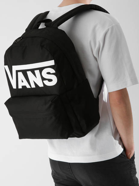 Sac Ã  Dos 1 Compartiment Vans Noir backpack VN000H4Z vue secondaire 1