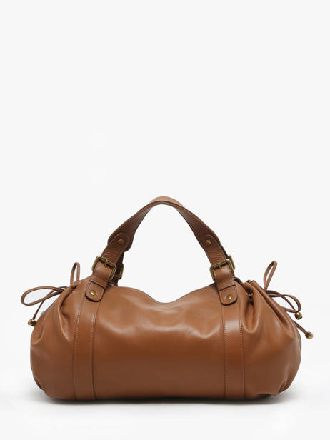 Sac PortÃ© Ã©paule Icone Cuir Gerard darel Marron icone DBS01410
