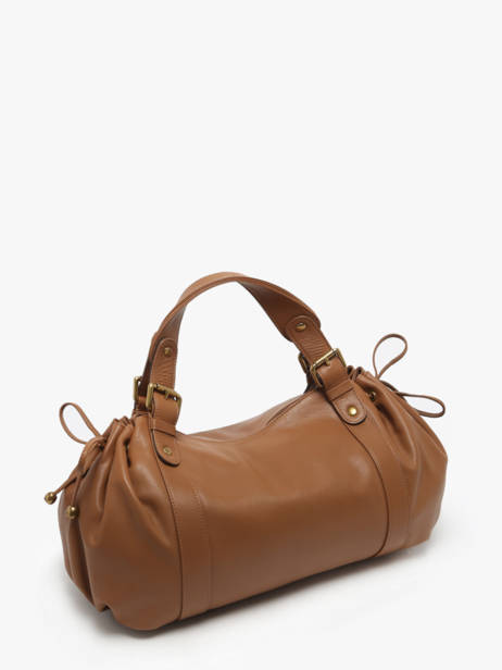 Sac PortÃ© Ã©paule Icone Cuir Gerard darel Marron icone DBS01410 vue secondaire 2