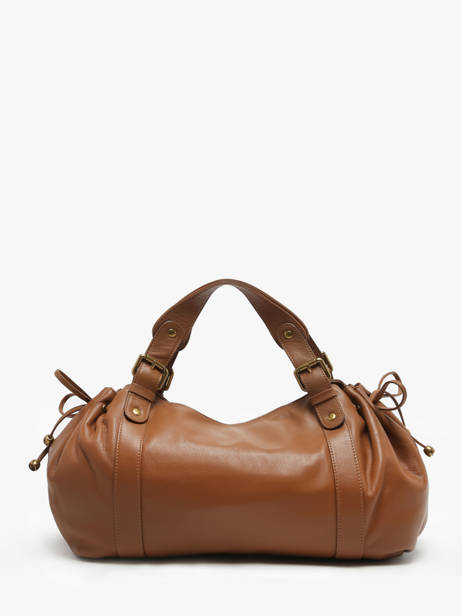 Sac PortÃ© Ã©paule Icone Cuir Gerard darel Marron icone DBS01410 vue secondaire 5