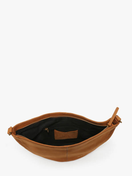Sac BandouliÃ¨re Vintage Cuir Nat et nin Marron vintage RODEO vue secondaire 3