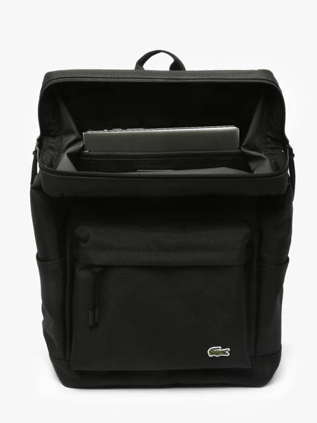 Sac Ã  Dos Business Lacoste Noir neo croc NU4598NE vue secondaire 3