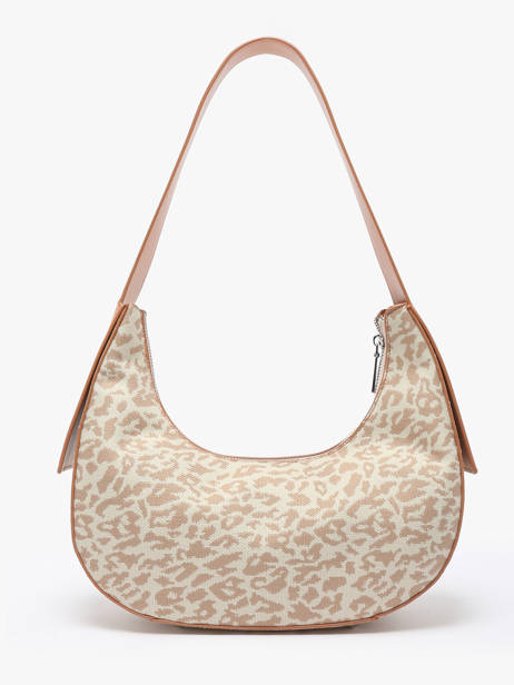 Sac PortÃ© Ã©paule Leopard Polyester Vanessa wu Beige leopard MA0131 vue secondaire 4