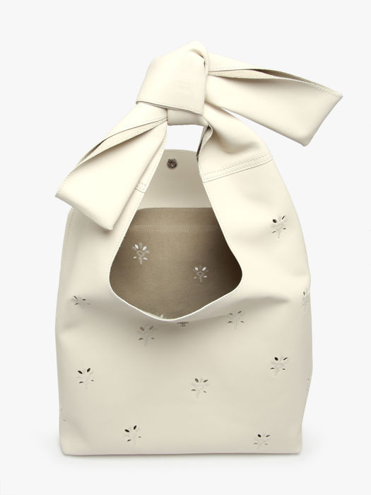 Longchamp Le pliage broderie anglaise Besaces Blanc