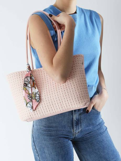 Sac PortÃ© Ã©paule Braided Miniprix Rose braided A9113 vue secondaire 1