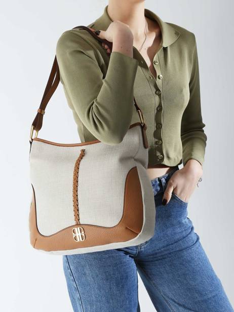 Sac PortÃ© Ã©paule Ld Bags Laurent david Marron ld bags 945 vue secondaire 1