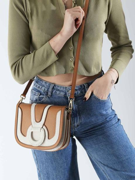 Sac BandouliÃ¨re Brooke Laurent david Marron ld bags 893 vue secondaire 1