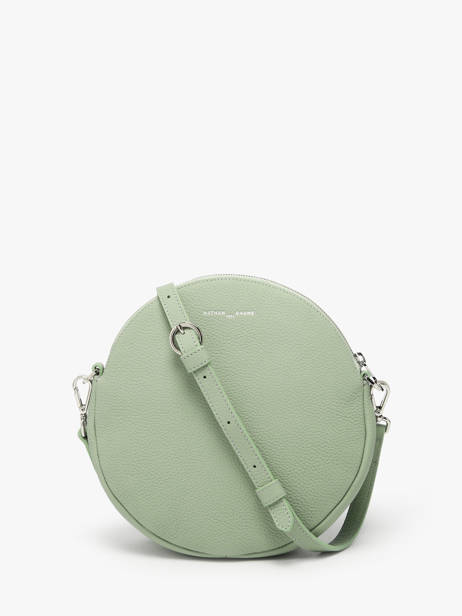 Sac BandouliÃ¨re Dorine Cuir Nathan baume Vert nathan 32PO vue secondaire 4