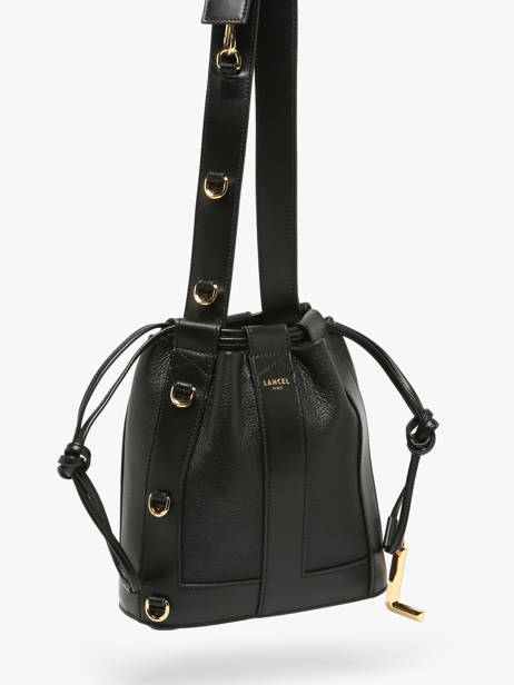 Sac BandouliÃ¨re Elles Cuir Lancel Noir elles A13357 vue secondaire 2