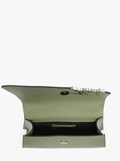 Sac BandouliÃ¨re K Signature Cuir Karl lagerfeld Vert k signature A1W30458 vue secondaire 3