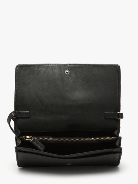 Sac BandouliÃ¨re Heritage Cuir Biba Noir heritage ROU1L vue secondaire 3