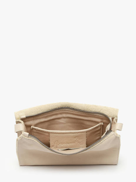 Sac BandouliÃ¨re Leather Cuir Biba Beige leather CET3L vue secondaire 3