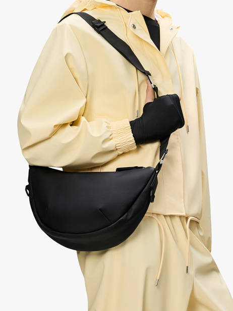 Sac BandouliÃ¨re City Polyester Rains Noir city 14670 vue secondaire 1