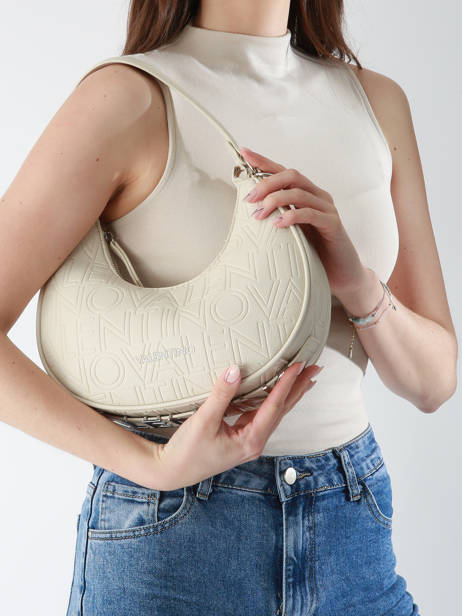 Sac PortÃ© Ã©paule Shelby Valentino Blanc shelby VBS90A07 vue secondaire 1
