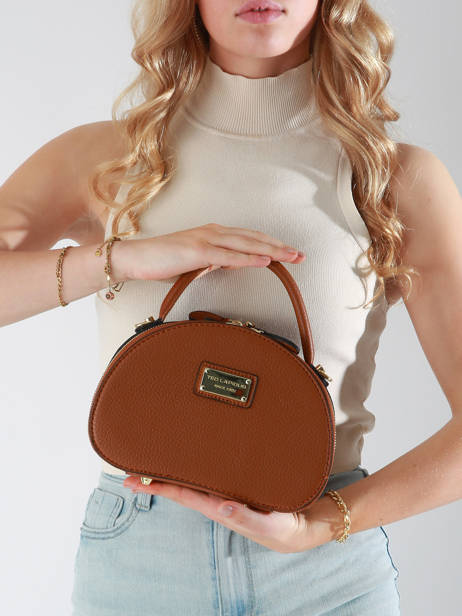 Sac BandouliÃ¨re Isadora Ted lapidus Marron isadora TLRR2141 vue secondaire 1
