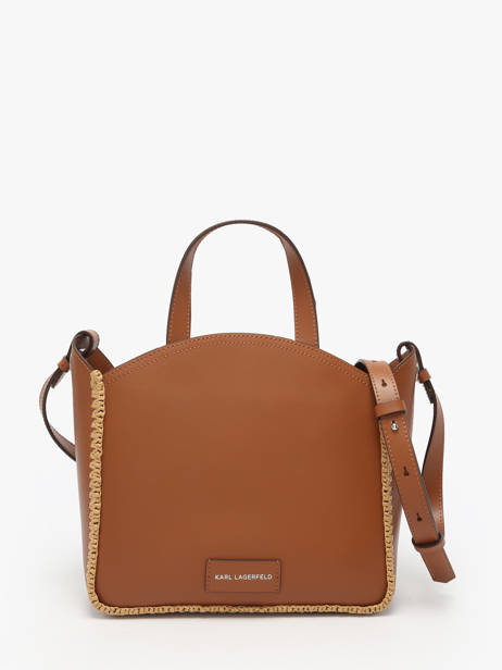 Sac PortÃ© Main K Circle Raphia Karl lagerfeld Beige k circle A2W30014 vue secondaire 4