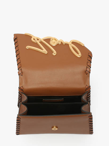 Sac BandouliÃ¨re K Signature Cuir Karl lagerfeld Marron k signature A2W30005 vue secondaire 3