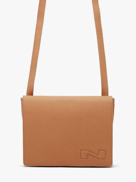 Sac Bandoulière Brugge Cuir Nathan baume Marron n city 2 vue secondaire 2