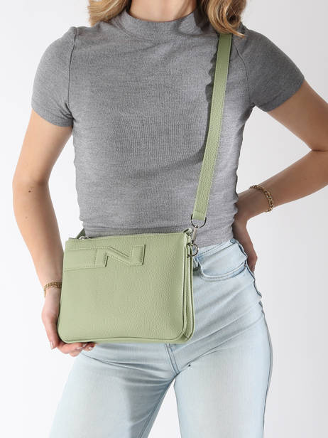 Sac BandouliÃ¨re Milano Cuir Nathan baume Vert n city 3 vue secondaire 1