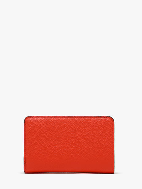Portefeuille Rectangulaire ZippÃ© Ninon Cuir Lancel Orange ninon A11123 vue secondaire 2