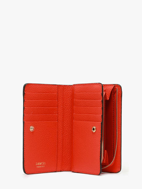 Portefeuille Rectangulaire ZippÃ© Ninon Cuir Lancel Orange ninon A11123 vue secondaire 1