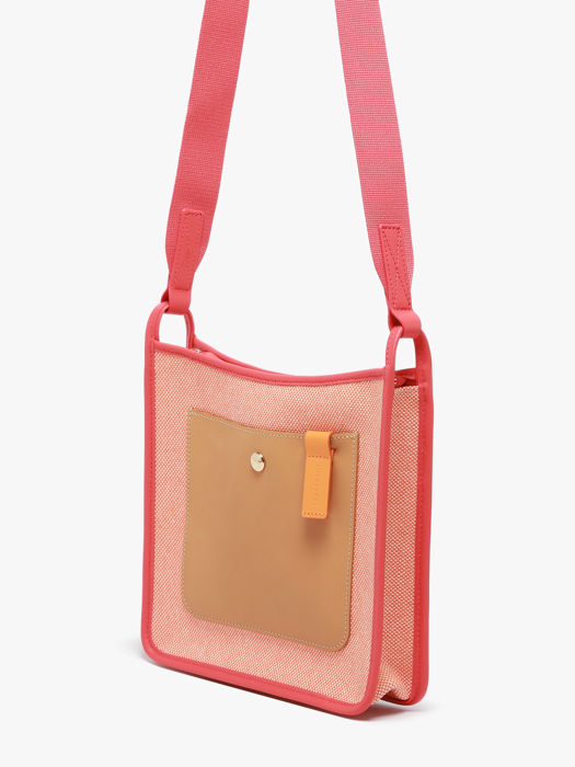 Longchamp Le foulonné soleil Sacs porté travers Rouge