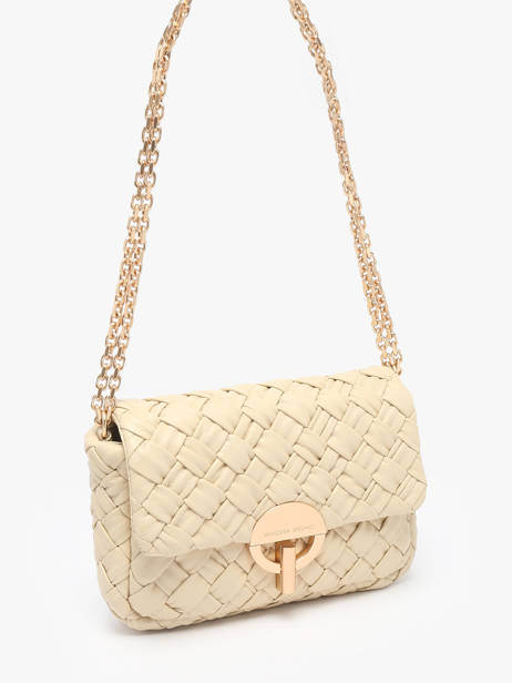 Sac Bandoulière Moon Tressé Cuir Vanessa bruno Beige moon 38V40533 vue secondaire 2