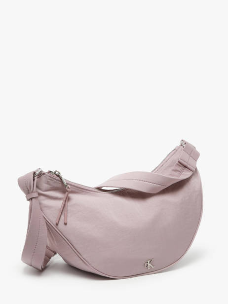 Sac BandouliÃ¨re Luna Nylon Calvin klein jeans Rose luna 4K3095G vue secondaire 2